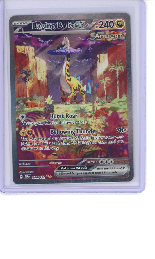 Raging Bolt ex #208 Pokemon Temporal Forces NM
