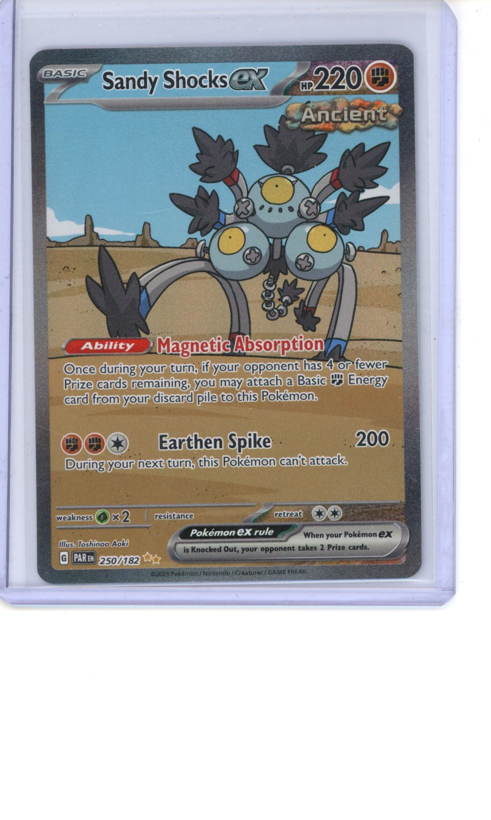 Sandy Shocks ex #250 Pokemon Paradox Rift NM