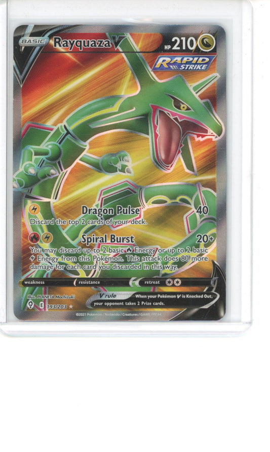 Rayquaza V #193 Pokemon Evolving Skies NM