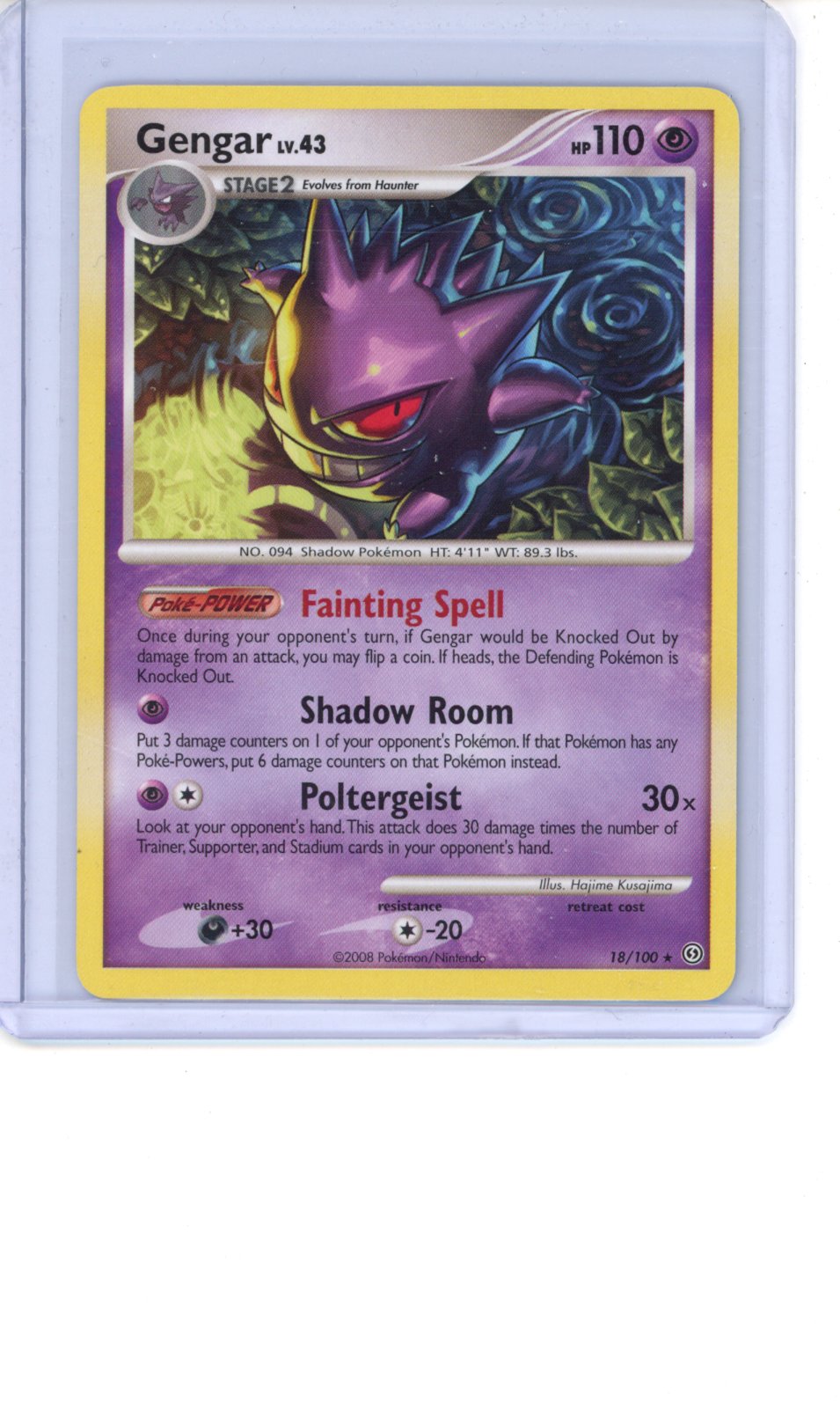 Gengar #18 Pokemon Stormfront LP