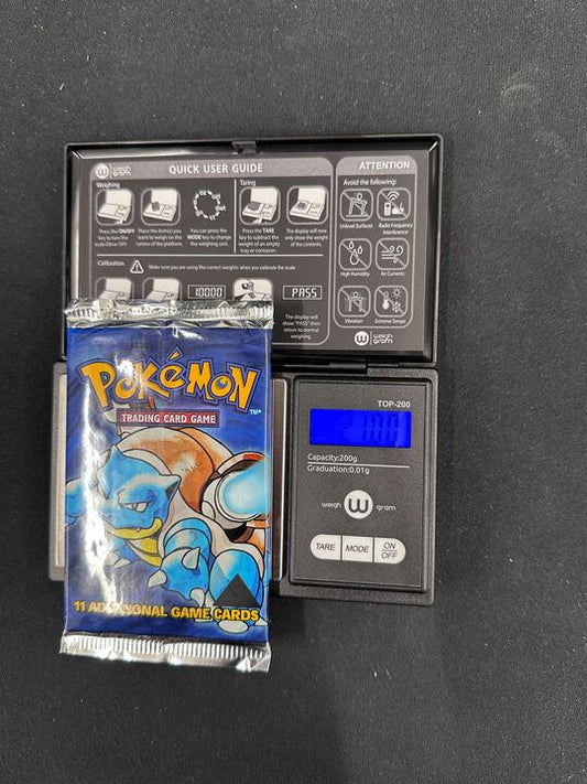1999 Pokémon Base Set Pack – Triangle Error (Blastoise Art) HEAVY