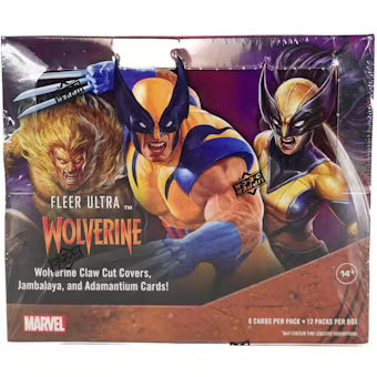 Marvel Fleer Ultra Wolverine Trading Cards Hobby Box (Upper Deck 2024)