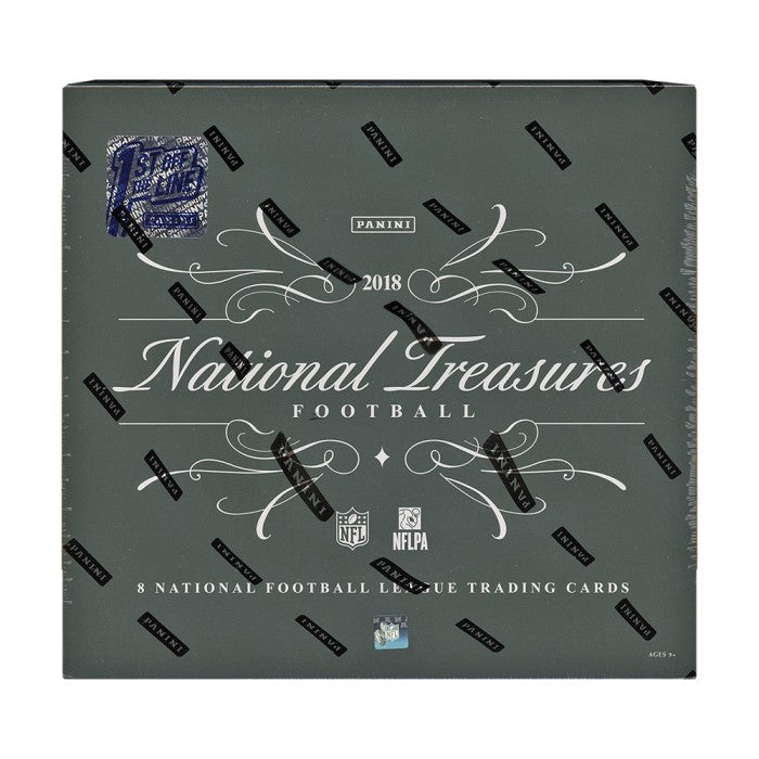 2018 Panini National Treasures Football Hobby Box - 1st Off The Line (FOTL)