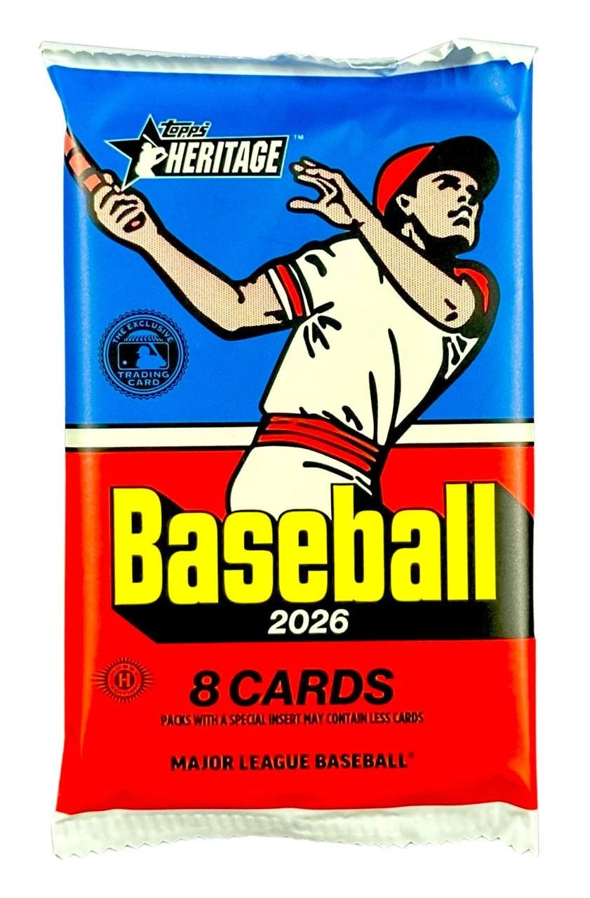 2026 Topps Heritage Baseball Pack