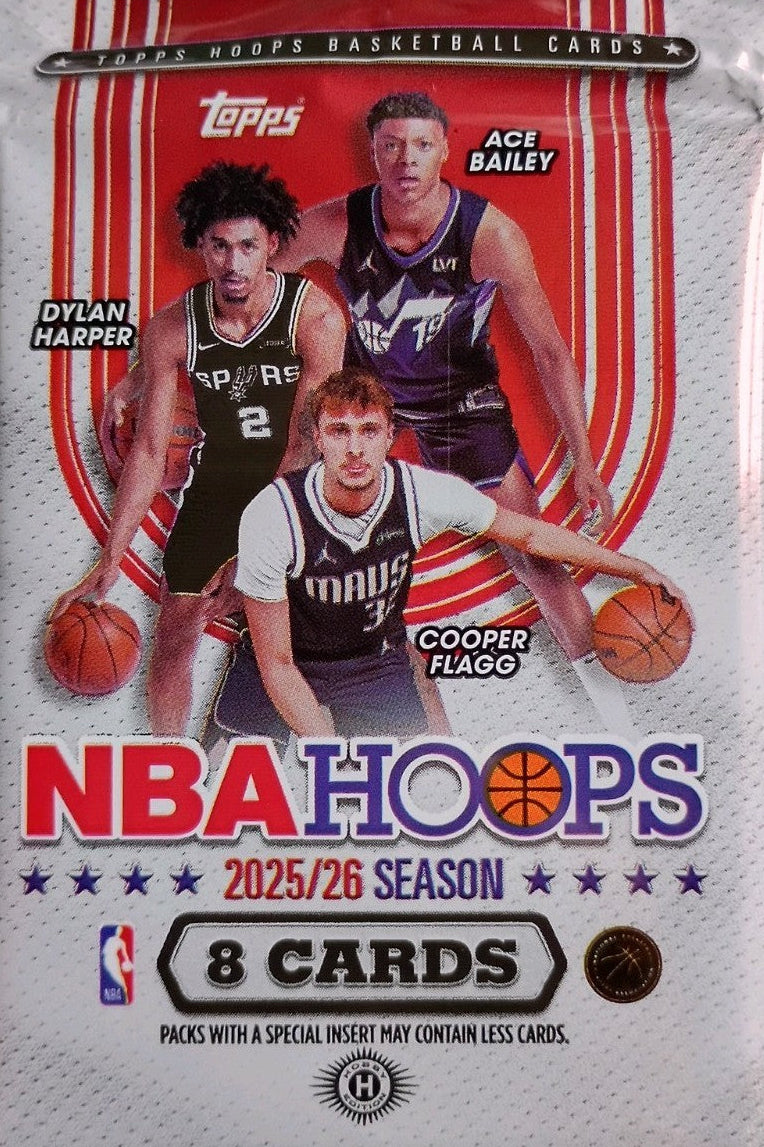 2025-26 Topps NBA Hoops Hobby Pack