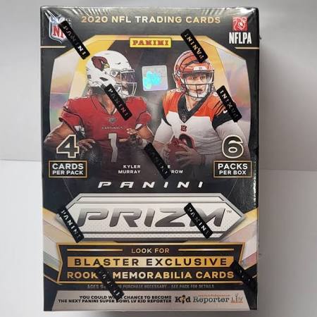 2020 Panini Prizm Football 6 Pack Blaster Box - Lazer Prizms